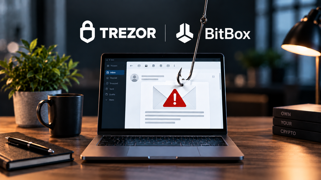 Sicherheitswarnung: Phishing-E-Mails im Namen von Trezor und BitBox