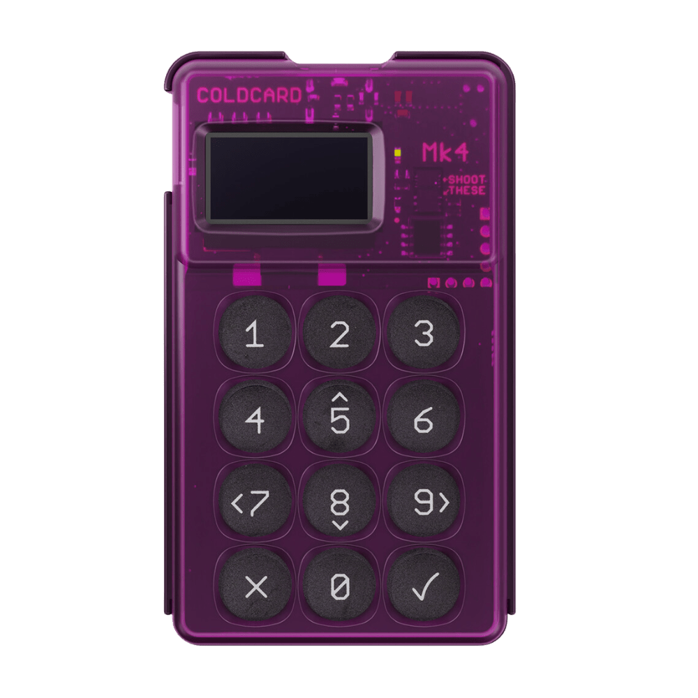 Coldcard Mk4 | Crypto Wallet | bitConsult