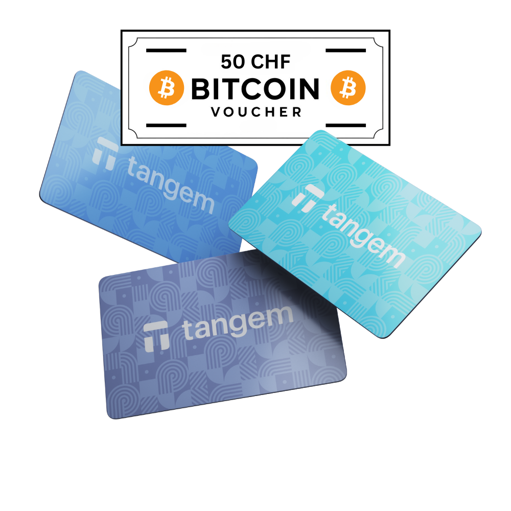 Tangem 2.0 - 3 Card Set + 50 CHF BTC Voucher