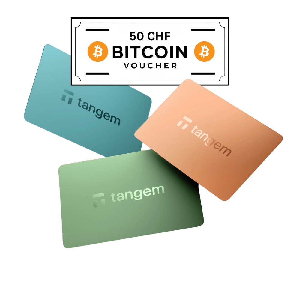 Tangem 2.0 - 3 Card Set + 50 CHF BTC Voucher – bitConsult