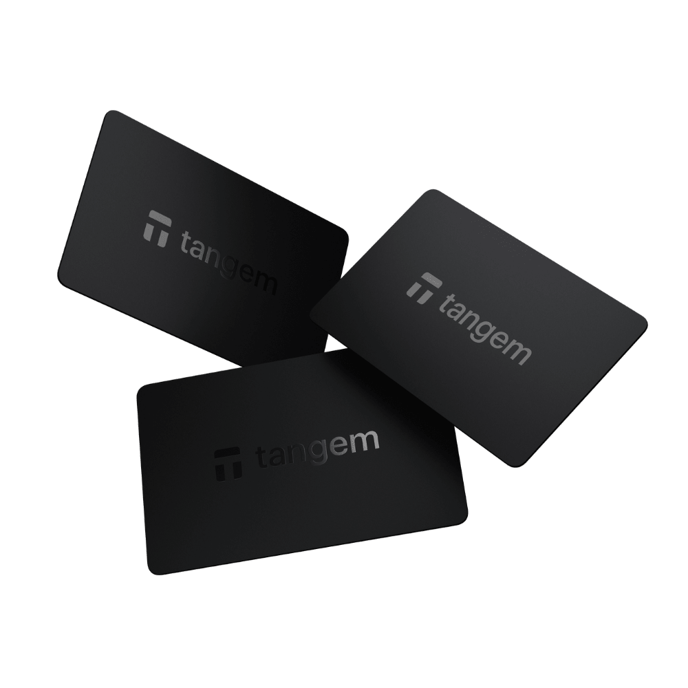 Tangem 3 Card Set - Buy one get one FREE + Cardholder