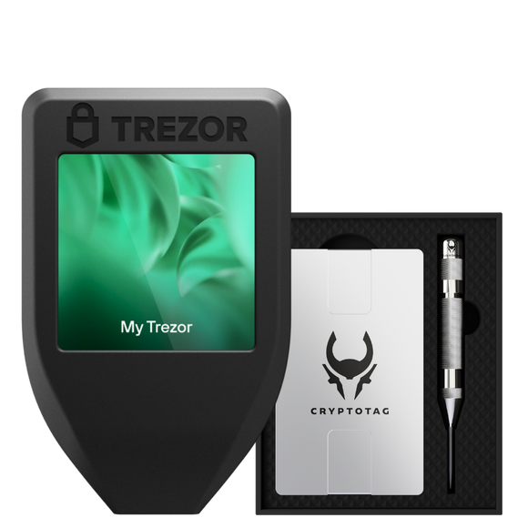 Trezor T + CRYPTOTAG Zeus