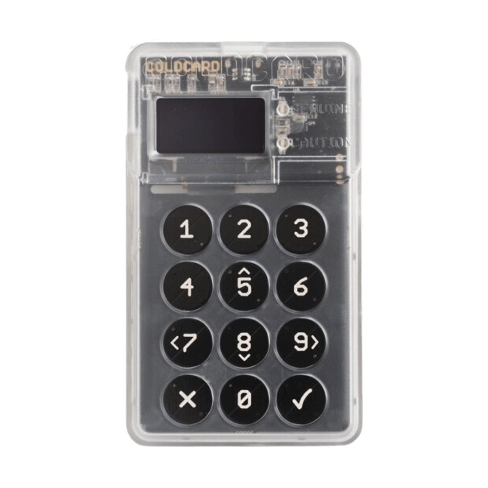 Coldcard Version MK3 | | bitConsult